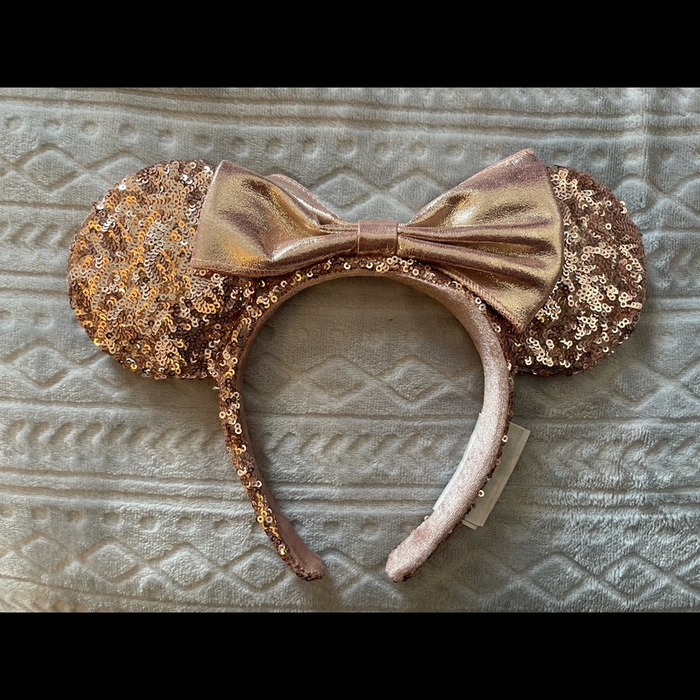 Disney rose gold ears ✨